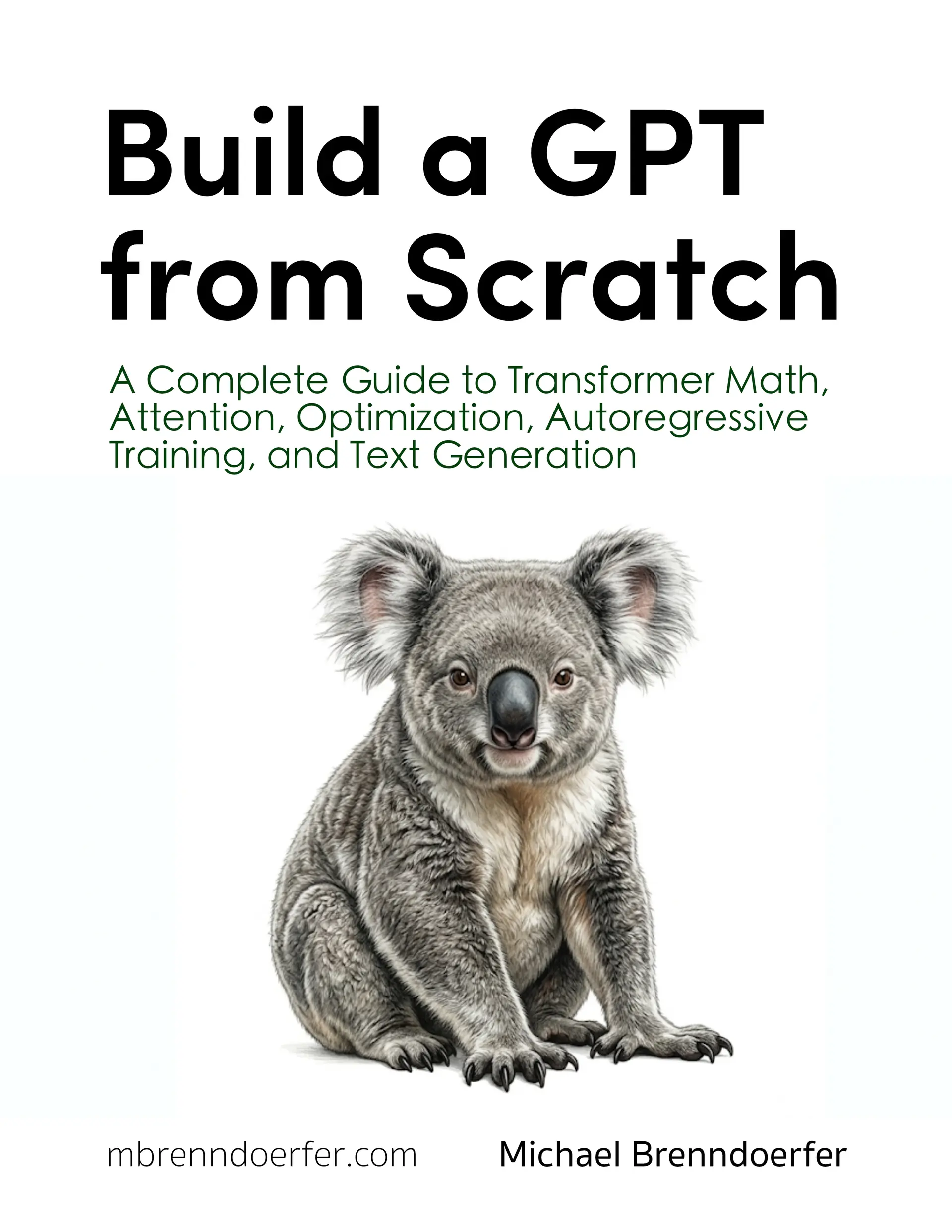 Build a GPT from Scratch Cover