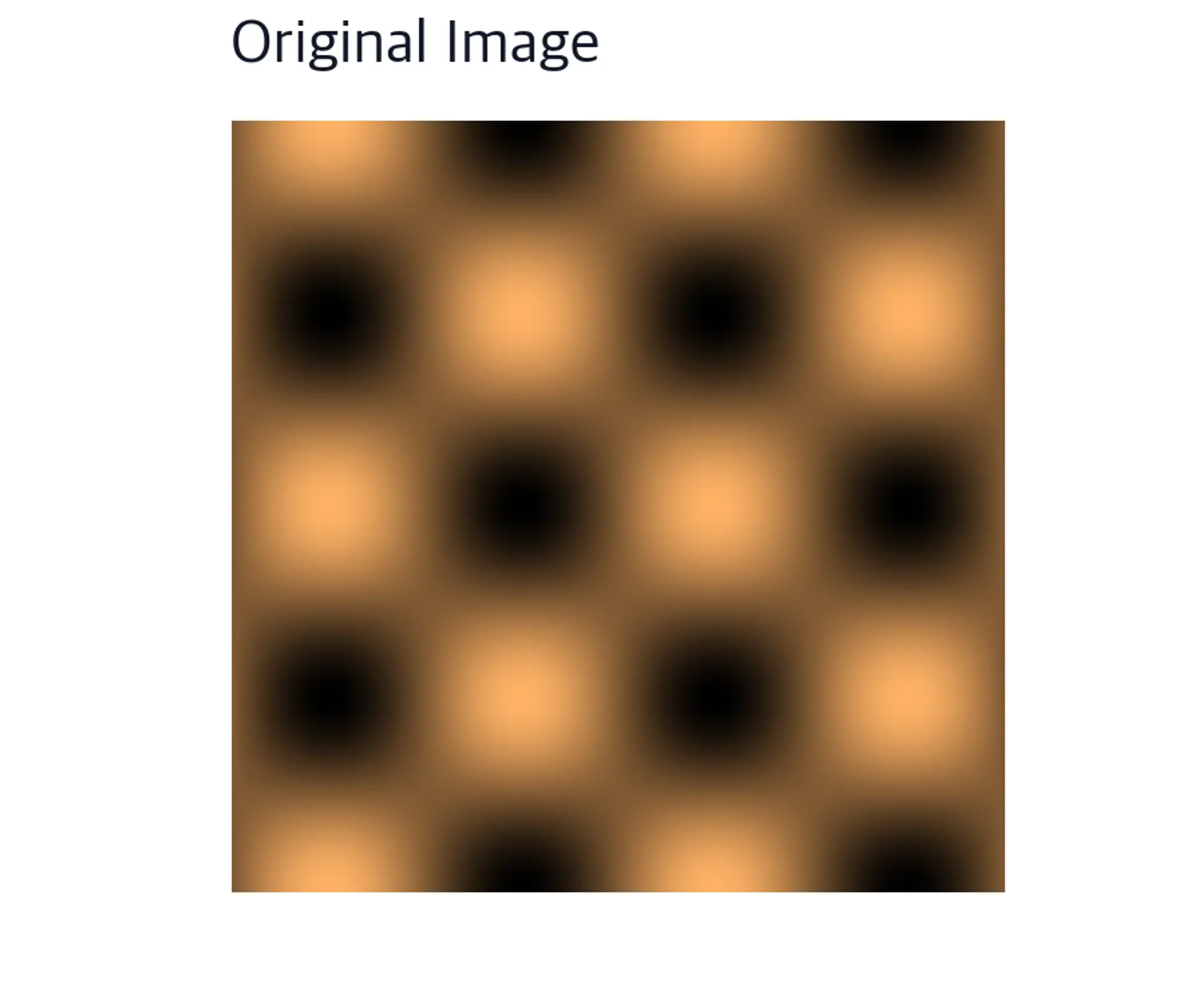 Synthetic sinusoidal gradient image in RGB showing full unmasked input for MAE demonstration.