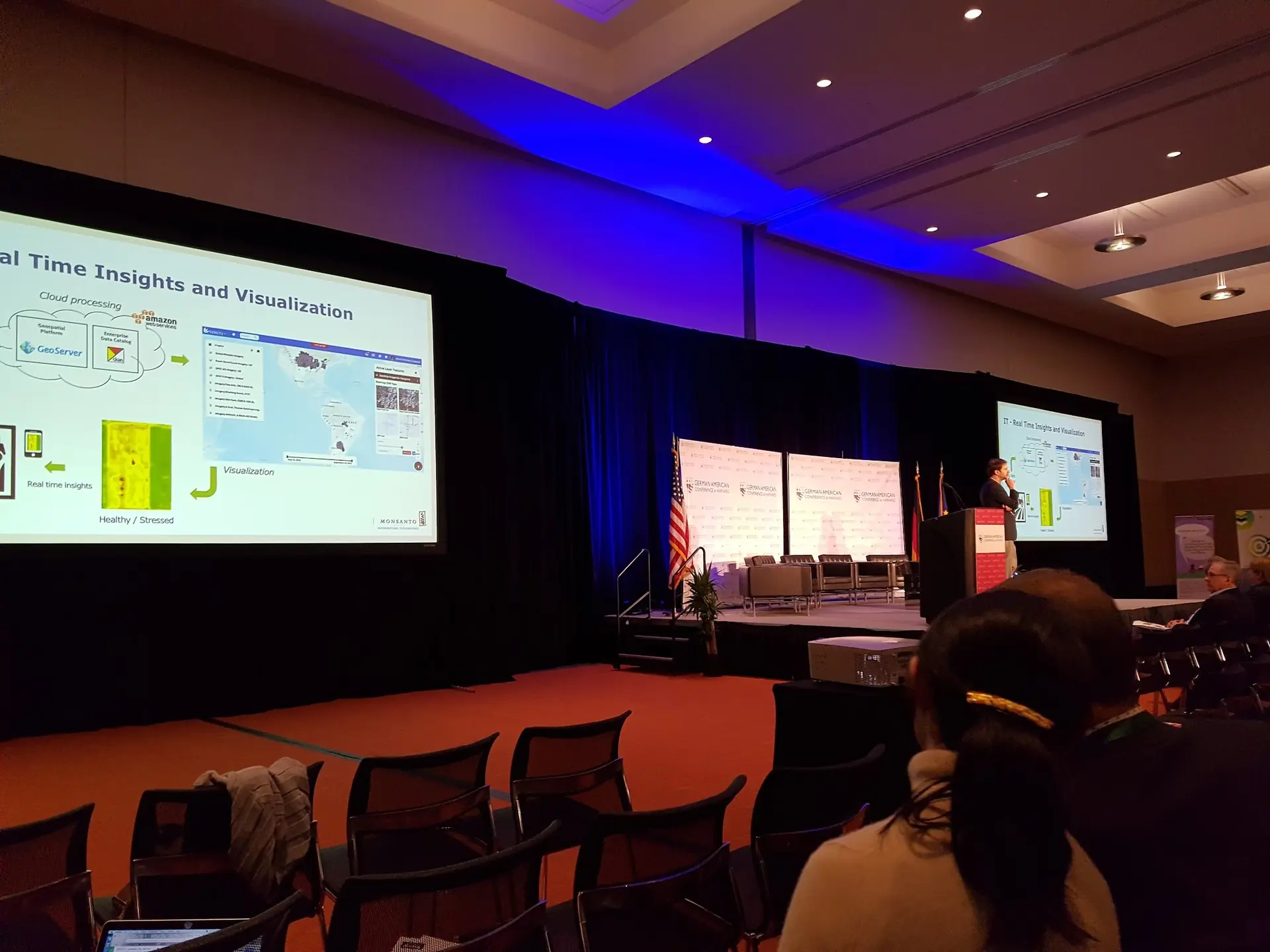 Stage at the German-American Conference