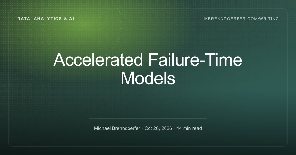 Z Test All Formulas Formula — Accelerated Failure-Time Models