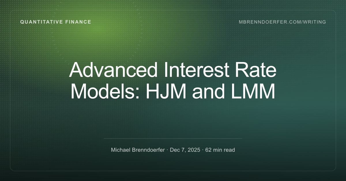 Advanced Interest Rate Models: HJM and LMM - Interactive