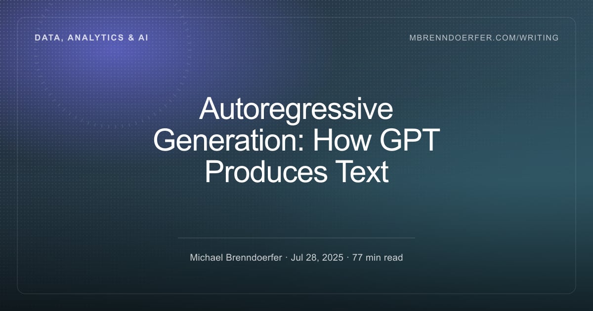 Key Parameters — Autoregressive Generation: How GPT Produces Text