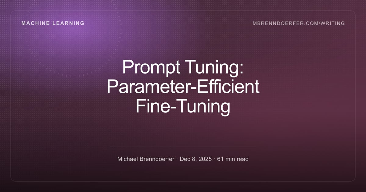 Lighting Composition Example Worked Example: Tracing a Soft Prompt Through Attention — Prompt Tuning ...