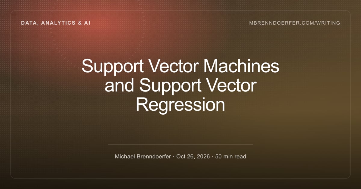 Z Test All Formulas Formula — Support Vector Machines and Support Vector Regression
